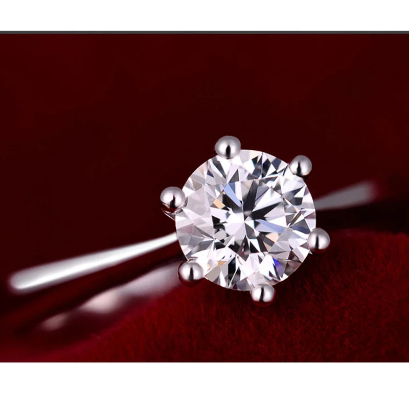 Timeless Solitaire Crystal Ring