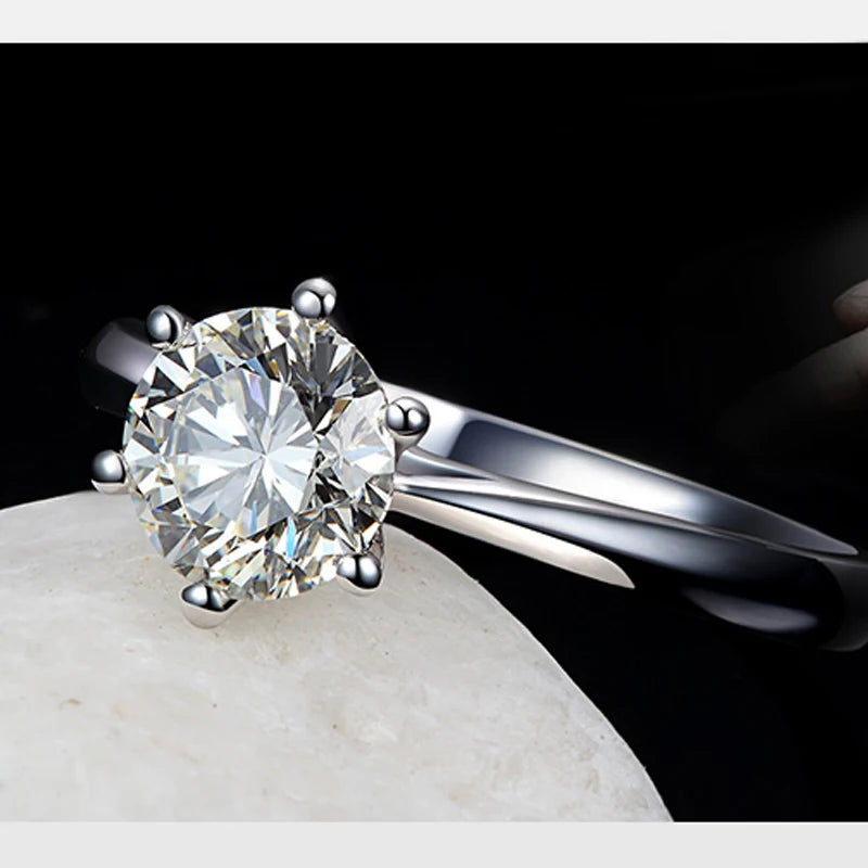 Timeless Solitaire Crystal Ring