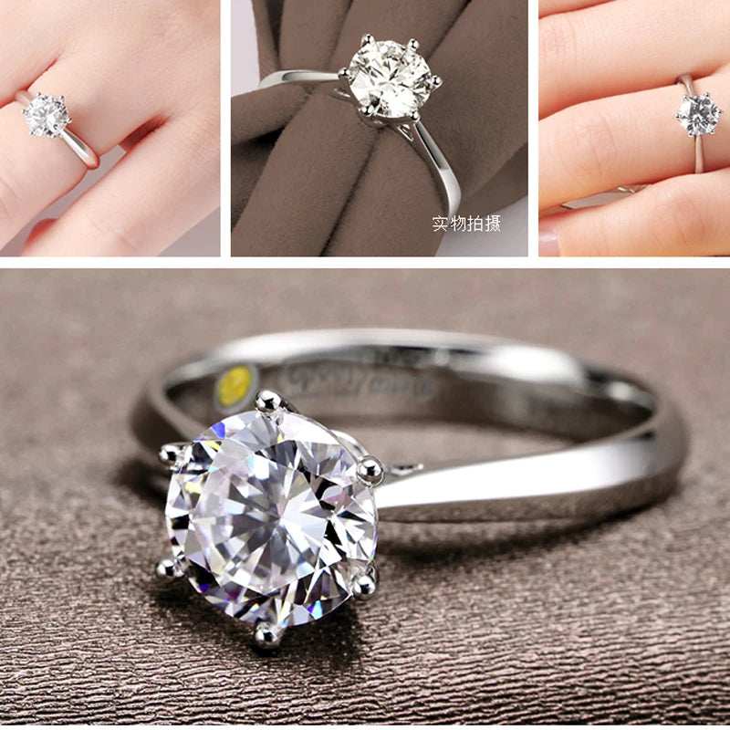 Timeless Solitaire Crystal Ring