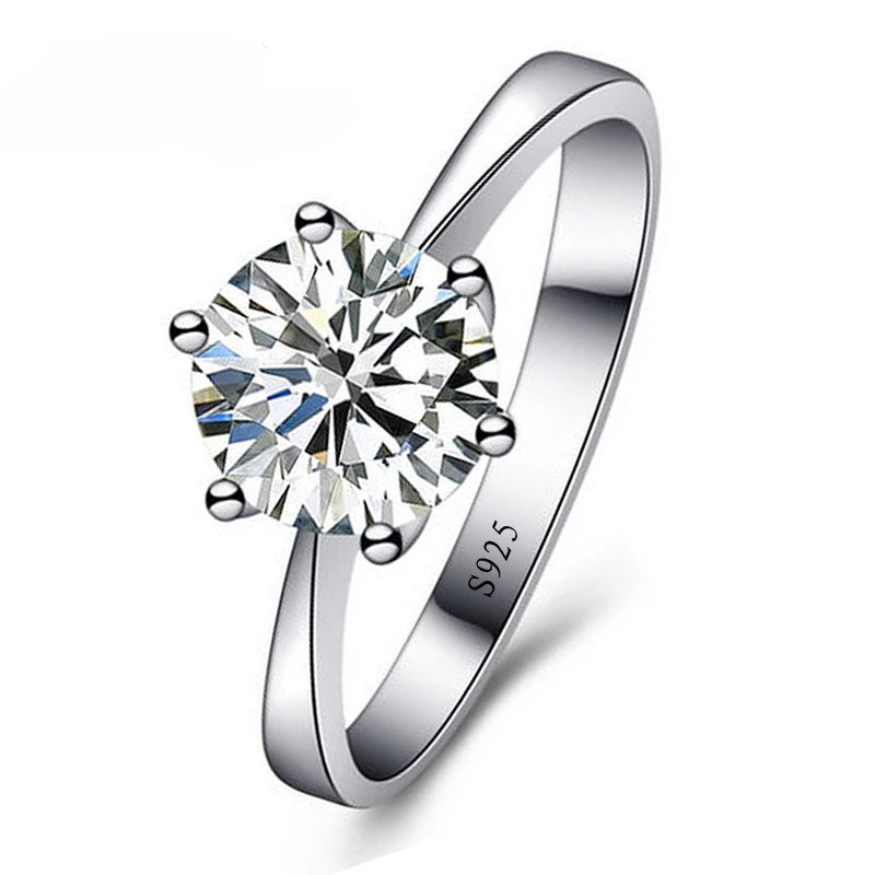 Timeless Solitaire Crystal Ring