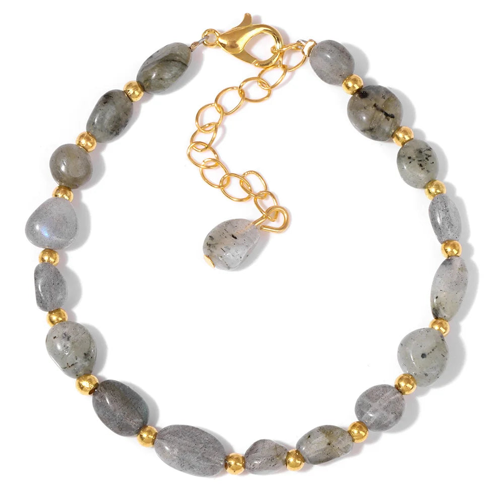 Radiant Gemstone Bracelet Collection