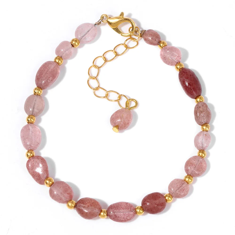 Radiant Gemstone Bracelet Collection