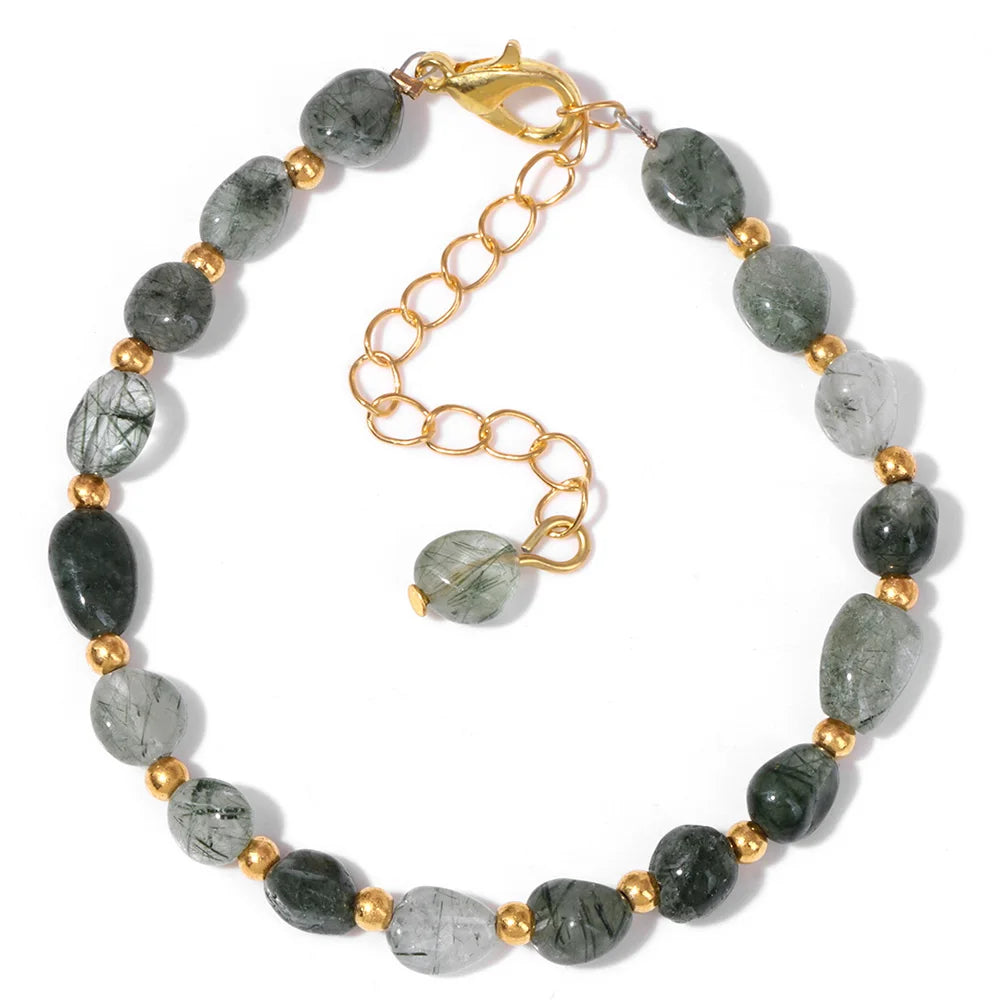 Radiant Gemstone Bracelet Collection