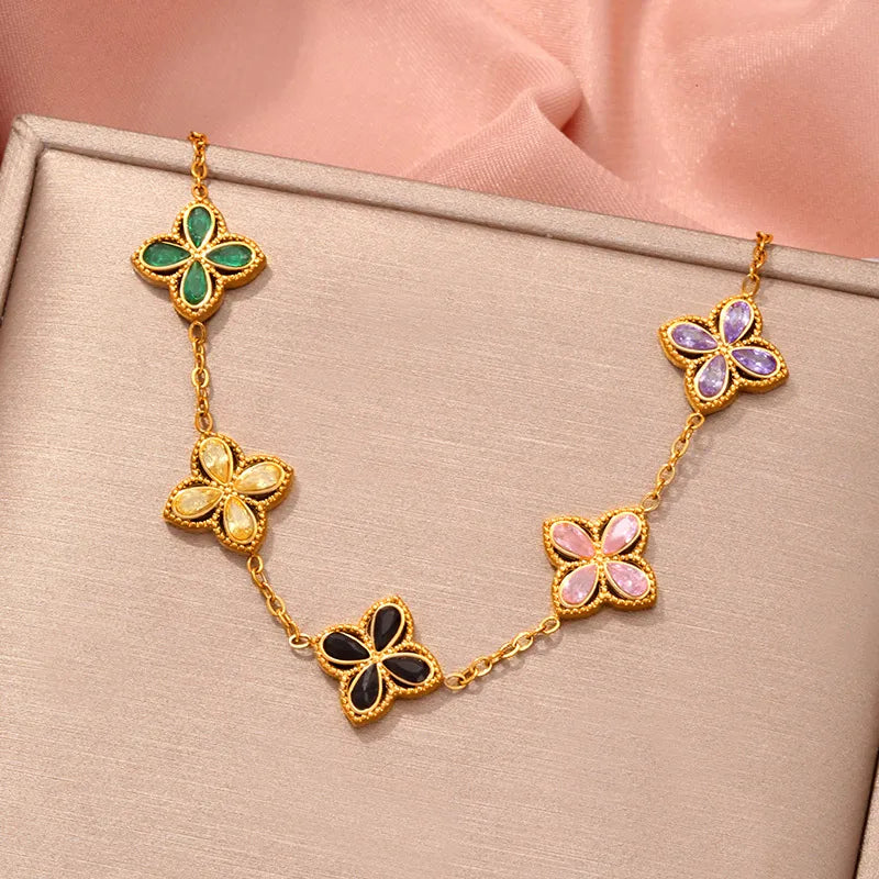 Bloom Flower Charm Bracelet