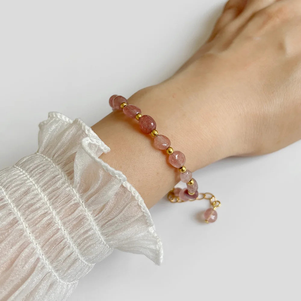 Radiant Gemstone Bracelet Collection